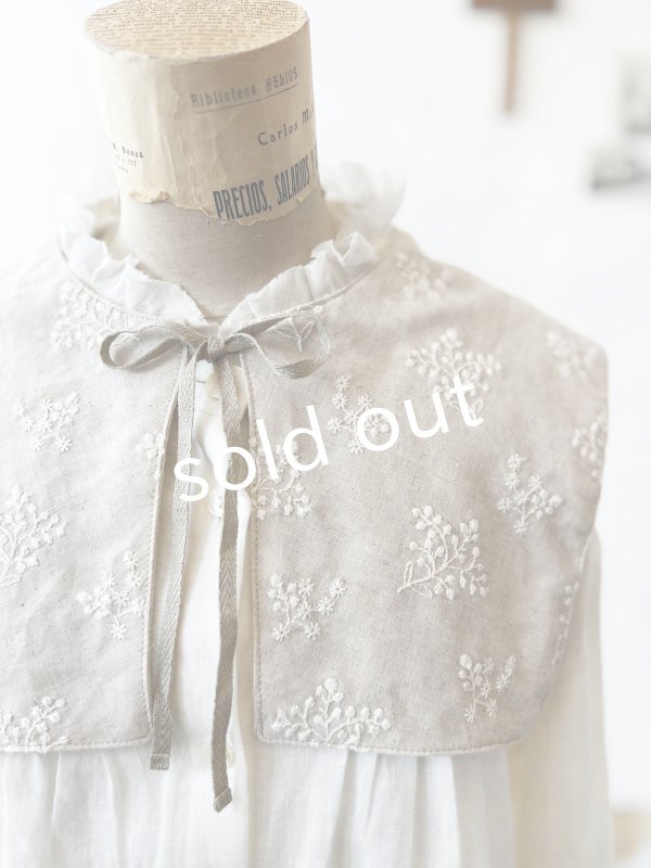 画像2: MARCHE' DE SOEUR／タッセルティペット・生成りブーケ (2)