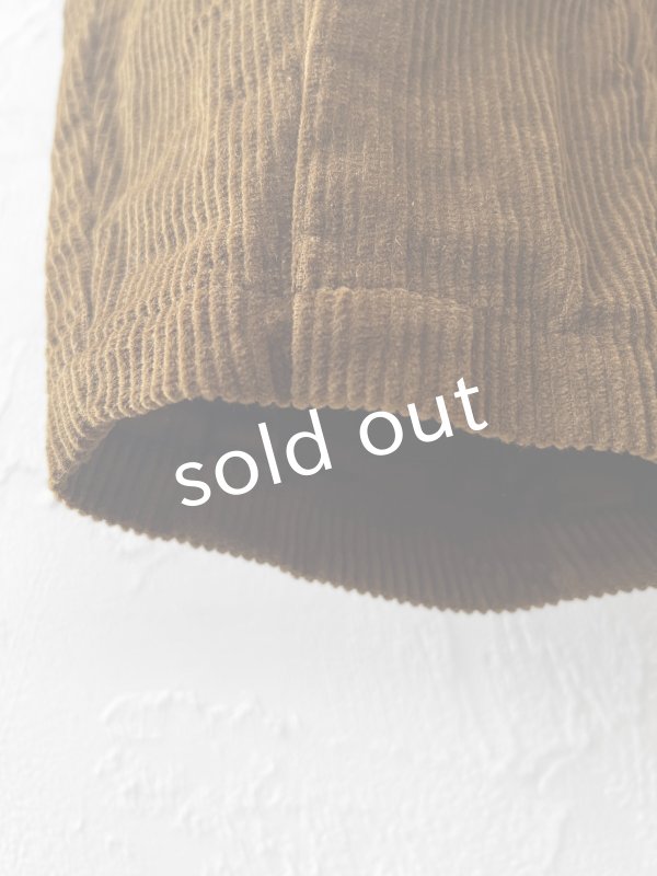 画像5: seasew.／509 コーデュロイ裾ダーツパンツ・ブラウン (5)