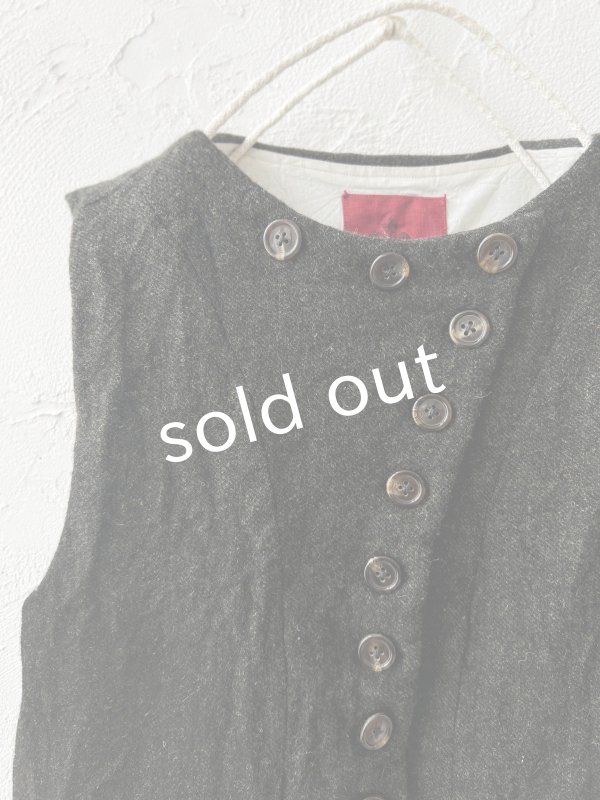 画像2: Reliure／VEST・moss tweed (2)