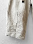 画像4: seasew.／509 コーデュロイ裾ダーツパンツ・アイボリー (4)
