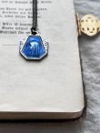 画像4: antique／ルルドの泉のメダイネックレス・ブルー (4)