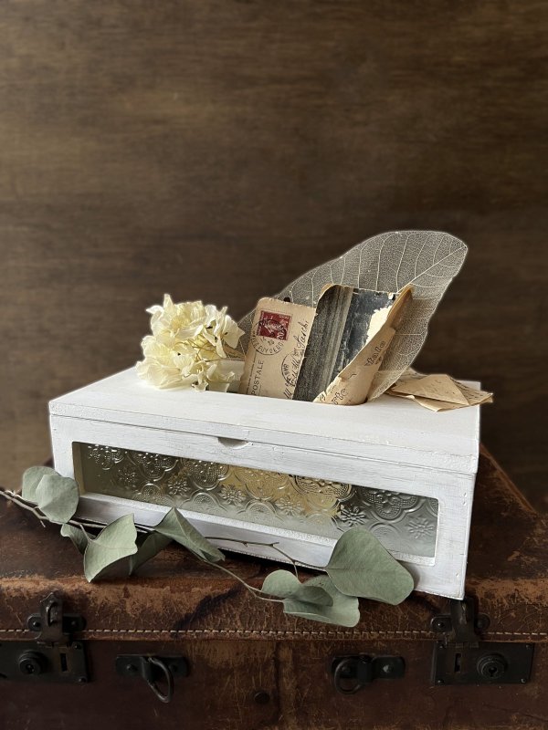 画像3: Habiter.／レトロガラス ティッシュボックス (3)