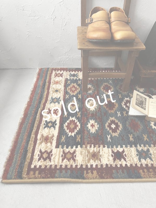 画像3: Wilton mat／ラグマット ウィルトン織キリム (3)