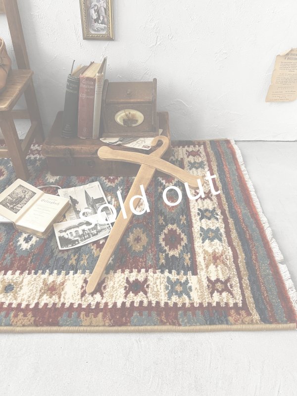 画像4: Wilton mat／ラグマット ウィルトン織キリム (4)