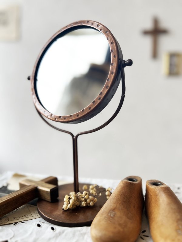 画像2: Noah's Ark／ハンドメイド スタンドミラー (2)