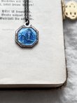 画像5: antique／ルルドの泉のメダイネックレス・ブルー (5)