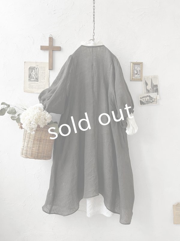 画像9: MARCHE' DE SOEUR／ホイップガーゼワンピース・チャコール (9)