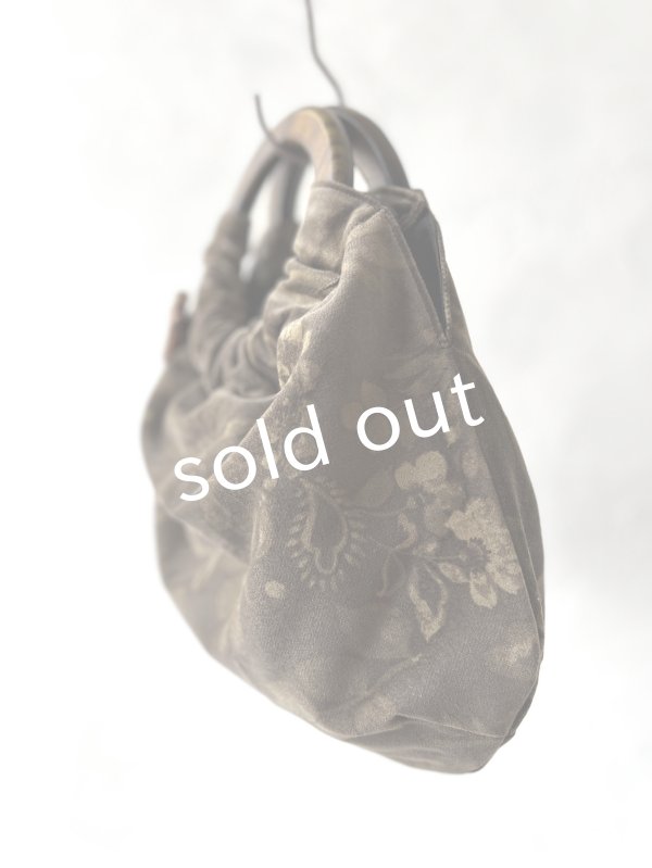 画像5: MARCHE' DE SOEUR／木の持ち手バッグ・ベルベット (5)