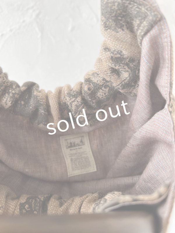 画像7: MARCHE' DE SOEUR／木の持ち手バッグ・クラシックウール (7)