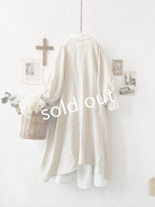 画像12: MARCHE' DE SOEUR／ホイップガーゼワンピース・ナチュラル (12)