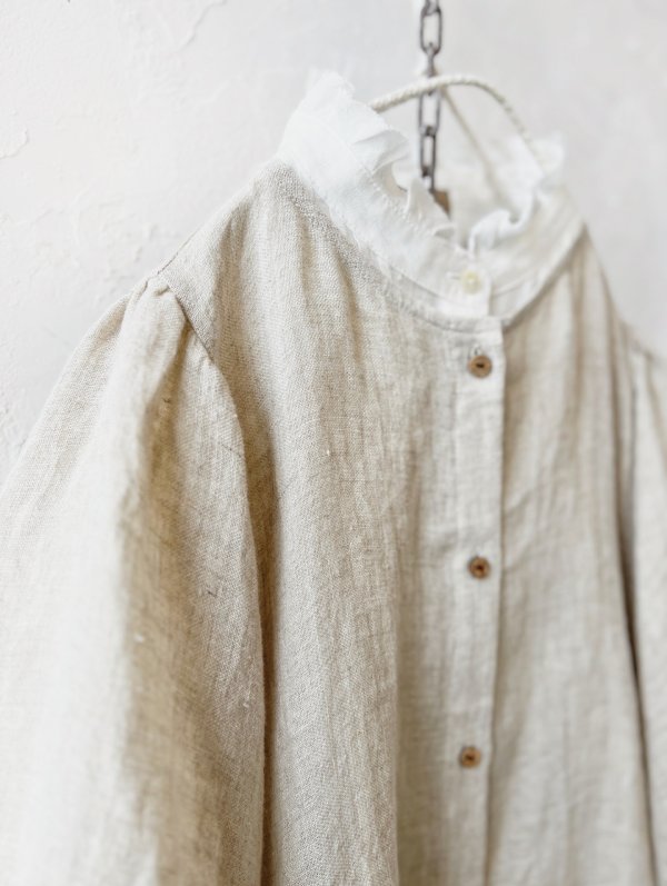 画像9: MARCHE' DE SOEUR／ホイップガーゼワンピース・ナチュラル (9)