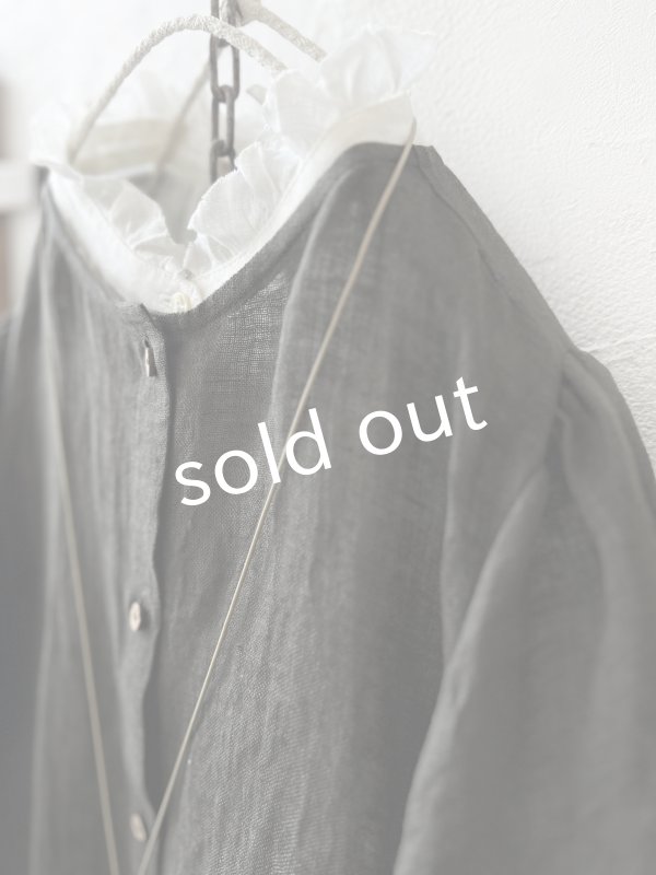 画像8: MARCHE' DE SOEUR／ホイップガーゼワンピース・チャコール (8)