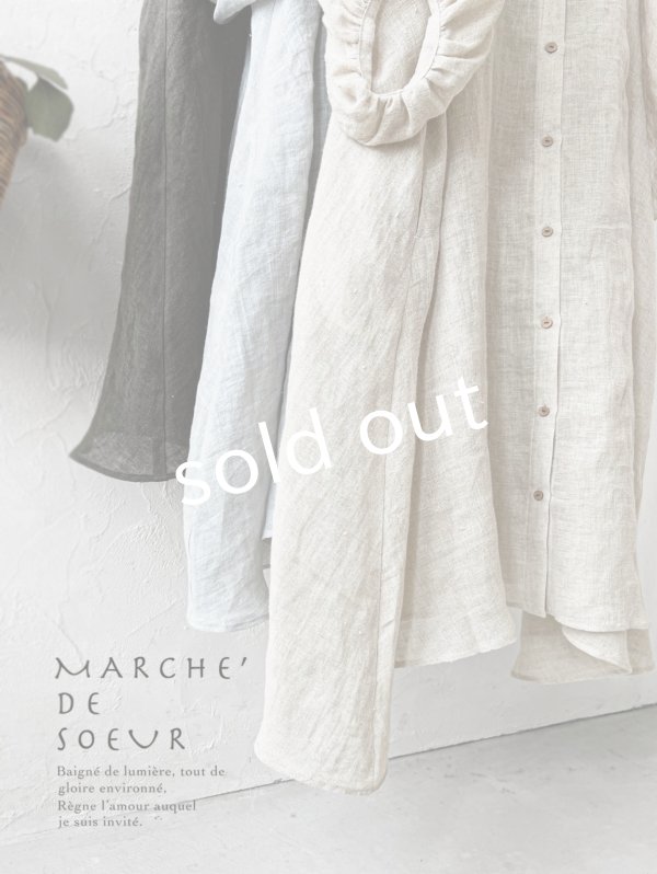 画像14: MARCHE' DE SOEUR／ホイップガーゼワンピース・チャコール (14)