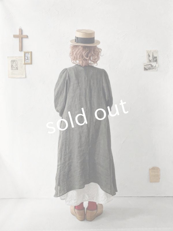 画像19: MARCHE' DE SOEUR／ホイップガーゼワンピース・チャコール (19)