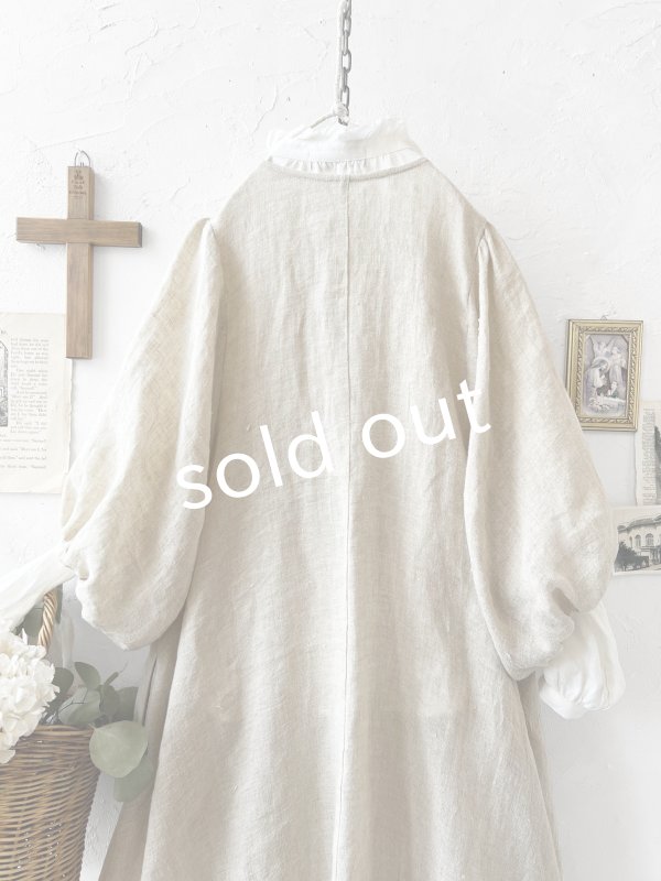 画像13: MARCHE' DE SOEUR／ホイップガーゼワンピース・ナチュラル (13)