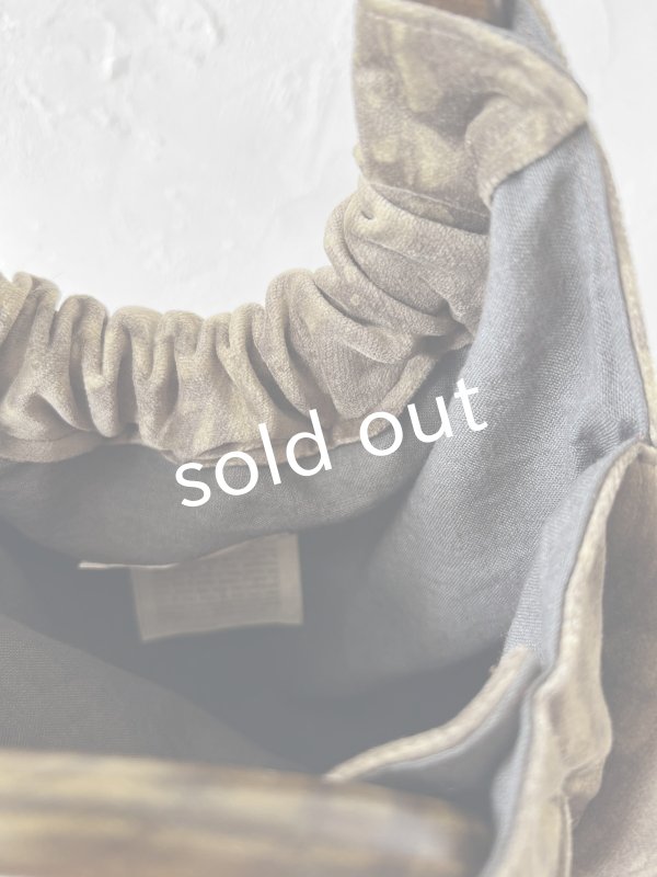 画像7: MARCHE' DE SOEUR／木の持ち手バッグ・ベルベット (7)