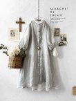 画像1: MARCHE' DE SOEUR／ホイップガーゼワンピース・アイスグレー (1)