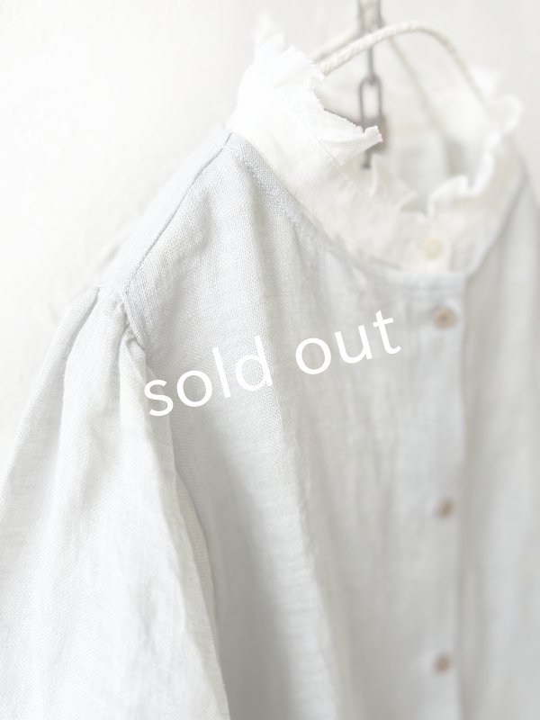 画像4: MARCHE' DE SOEUR／ホイップガーゼワンピース・アイスグレー (4)