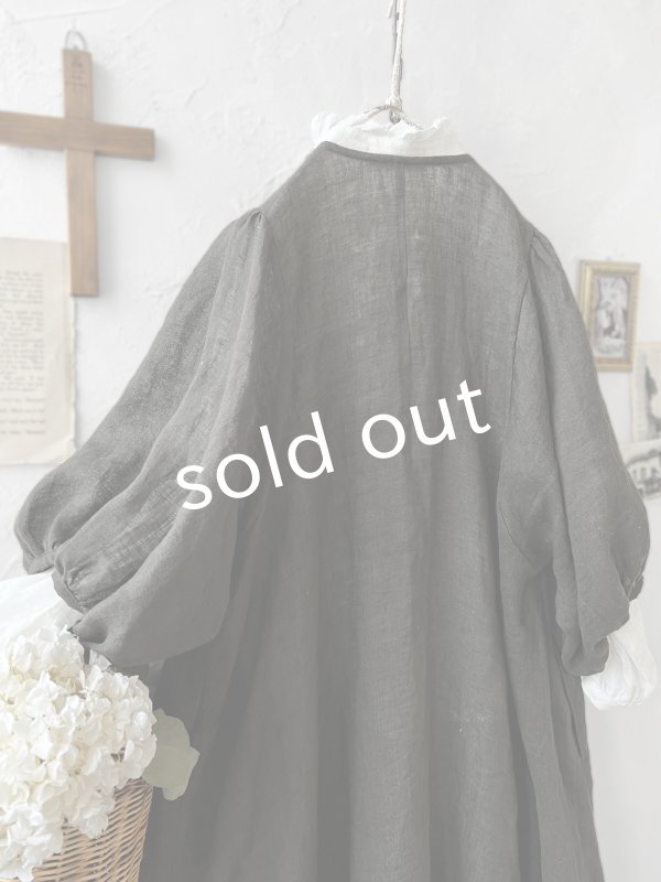 画像10: MARCHE' DE SOEUR／ホイップガーゼワンピース・チャコール (10)