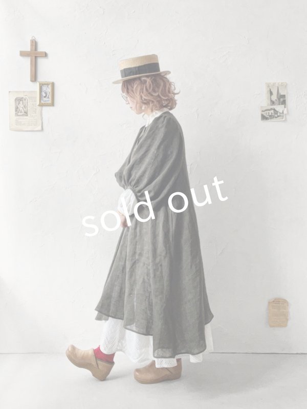 画像18: MARCHE' DE SOEUR／ホイップガーゼワンピース・チャコール (18)