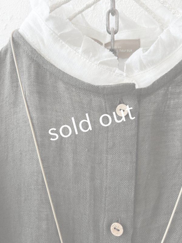 画像7: MARCHE' DE SOEUR／ホイップガーゼワンピース・チャコール (7)