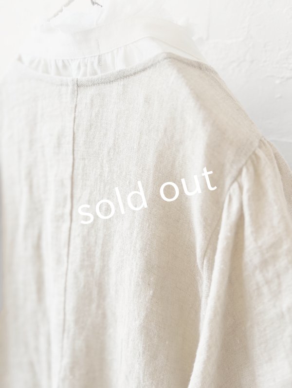 画像6: MARCHE' DE SOEUR／ホイップガーゼワンピース・ナチュラル (6)