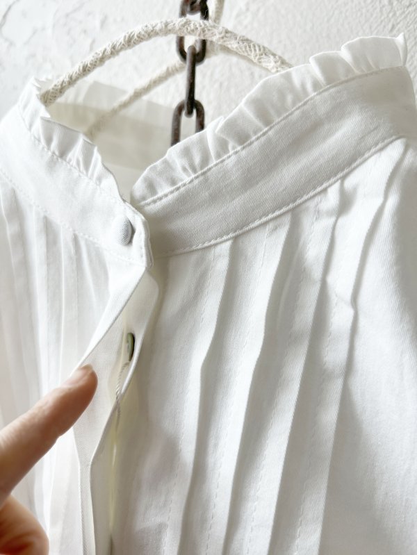 画像5: le ciel／コットンソフトツイルブラウス・オフ (5)