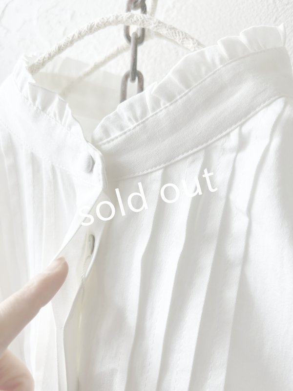 画像5: le ciel／コットンソフトツイルブラウス・オフ (5)