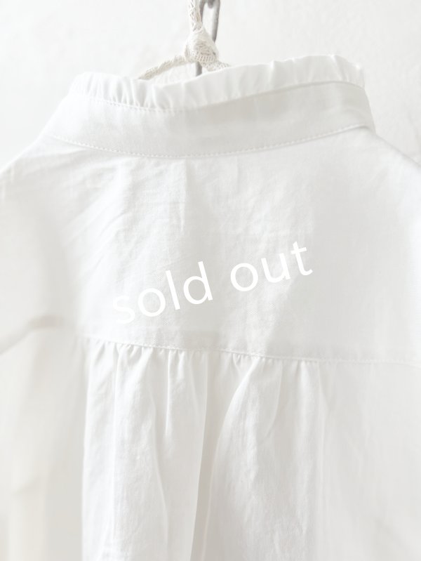 画像11: le ciel／コットンソフトツイルブラウス・オフ (11)