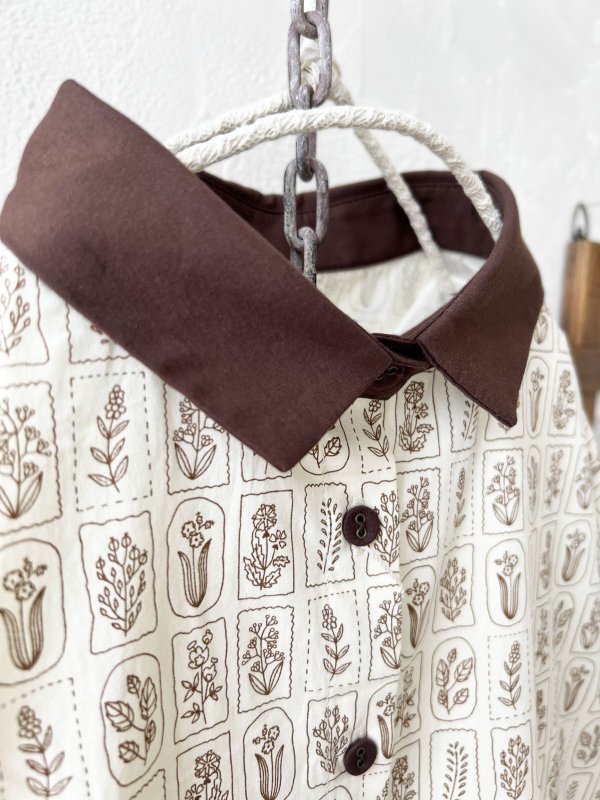 画像5: le ciel／ボタニカルプリントワンピース・アイボリー (5)