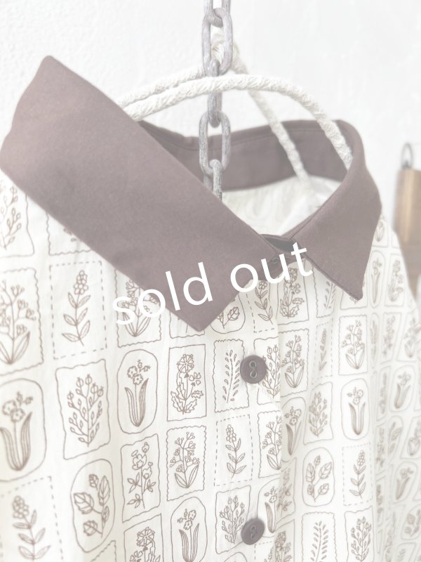 画像5: le ciel／ボタニカルプリントワンピース・アイボリー (5)