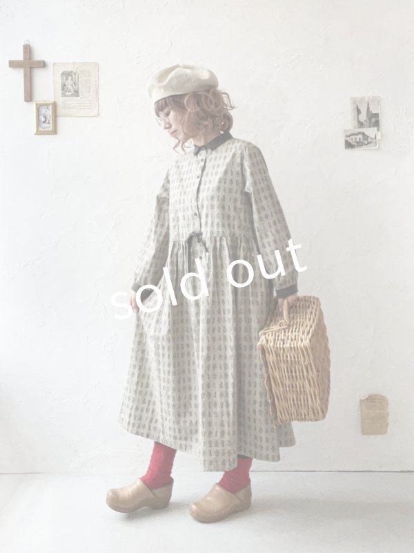 画像12: le ciel／ボタニカルプリントワンピース・アイボリー (12)