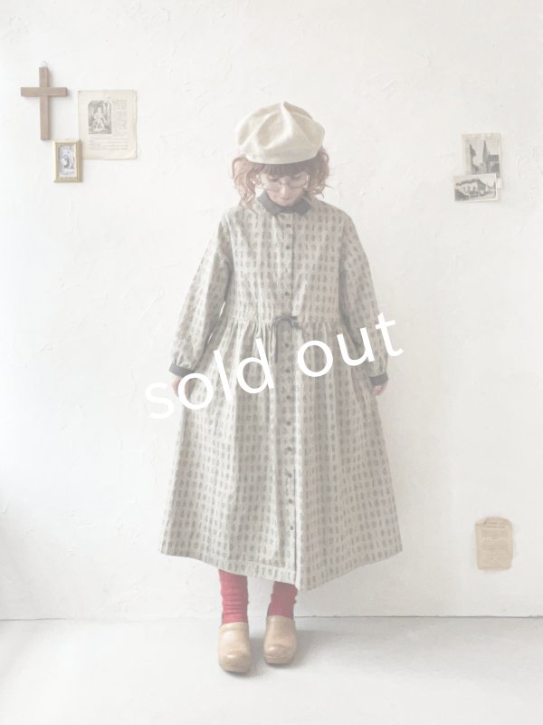 画像15: le ciel／ボタニカルプリントワンピース・アイボリー (15)