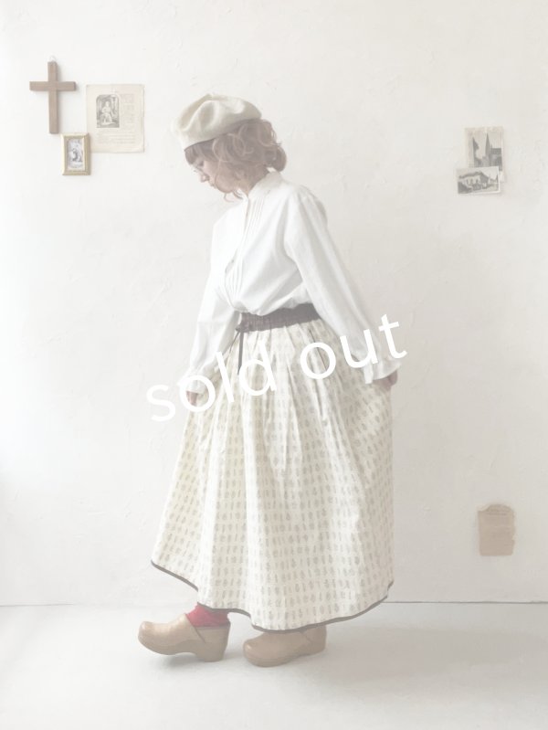 画像14: le ciel／コットンソフトツイルブラウス・オフ (14)