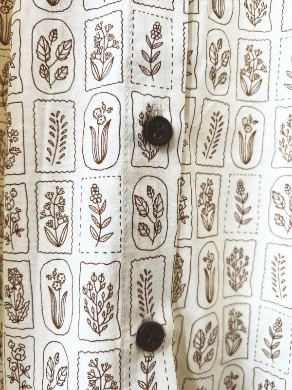 画像7: le ciel／ボタニカルプリントワンピース・アイボリー (7)