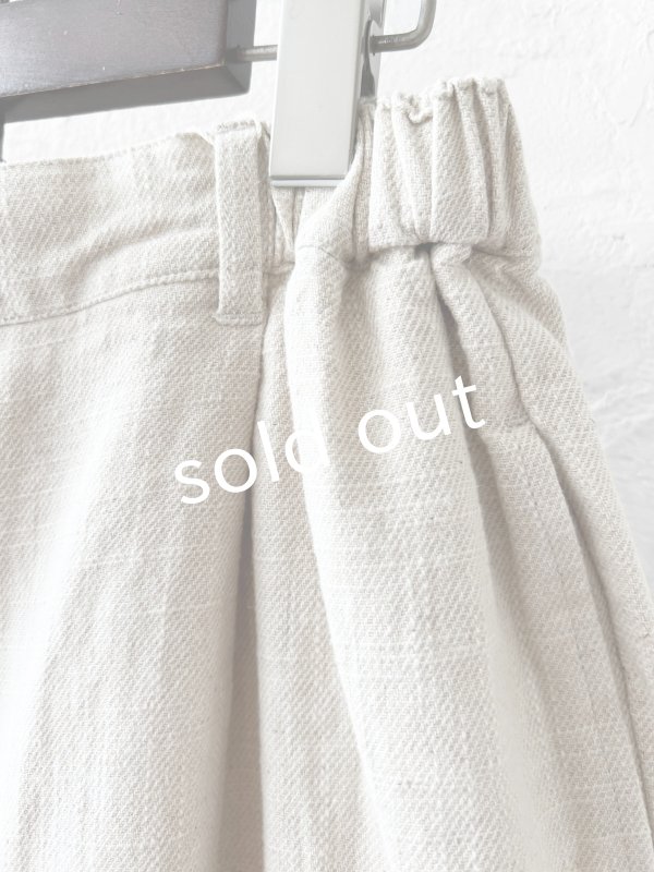 画像3: le ciel／タックパンツ・生成り (3)