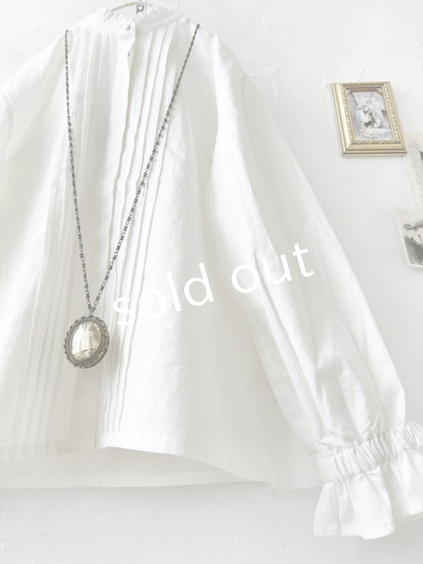 画像7: le ciel／コットンソフトツイルブラウス・オフ (7)