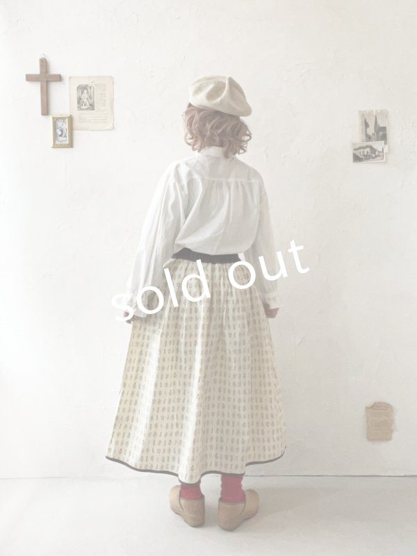 画像13: le ciel／コットンソフトツイルブラウス・オフ (13)