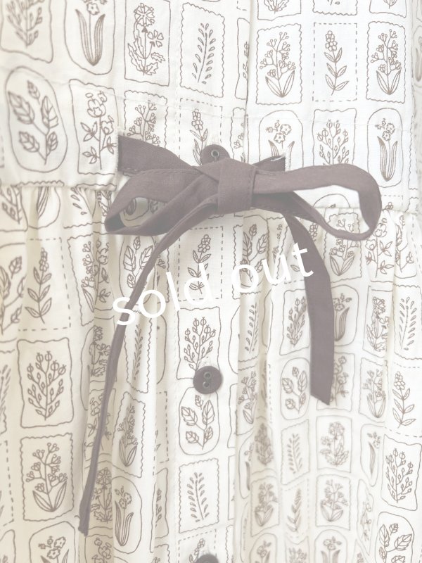 画像6: le ciel／ボタニカルプリントワンピース・アイボリー (6)