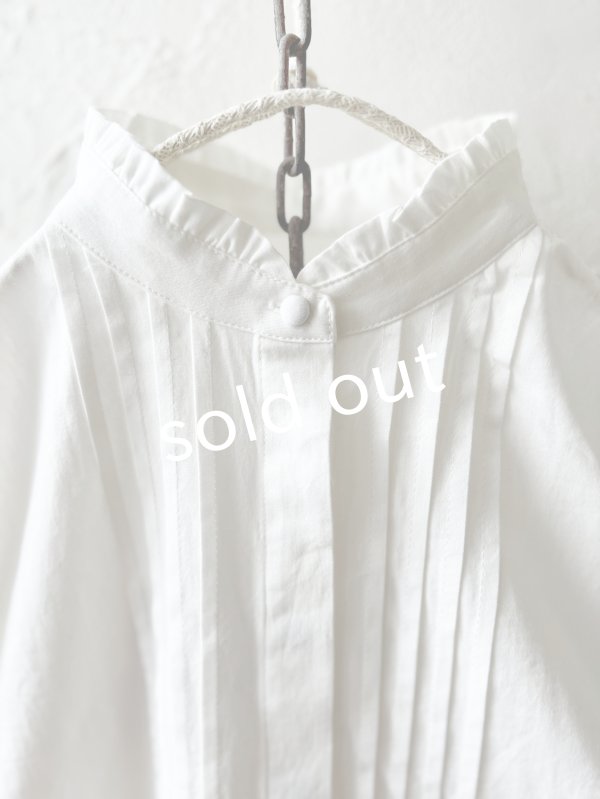 画像3: le ciel／コットンソフトツイルブラウス・オフ (3)