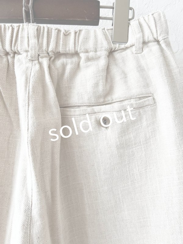 画像8: le ciel／タックパンツ・生成り (8)