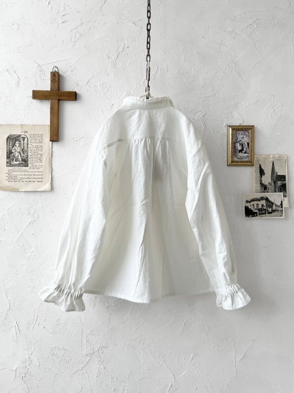 画像10: le ciel／コットンソフトツイルブラウス・オフ (10)