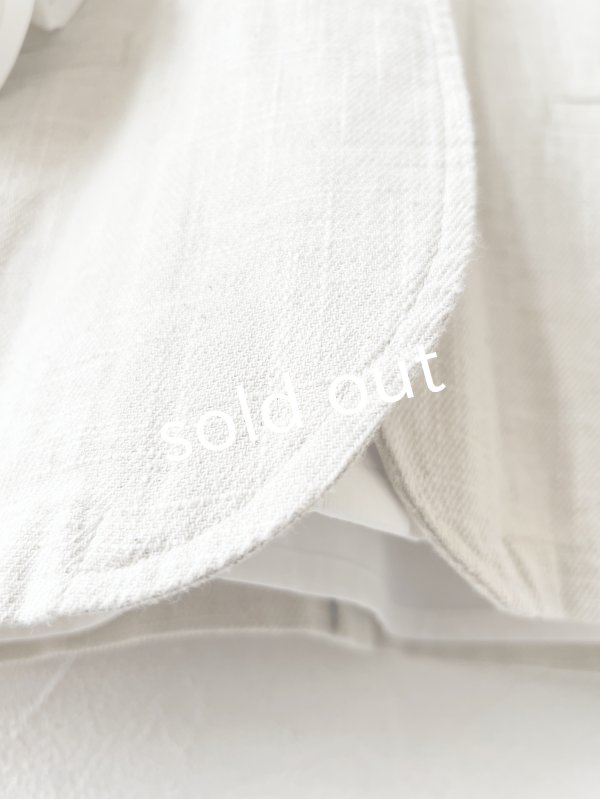 画像8: le ciel／ノーカラージャケット・生成り (8)