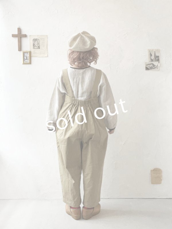 画像16: le ciel de demain／ツイルサロペット・ベージュ (16)