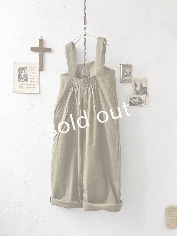 画像11: le ciel de demain／ツイルサロペット・ベージュ (11)