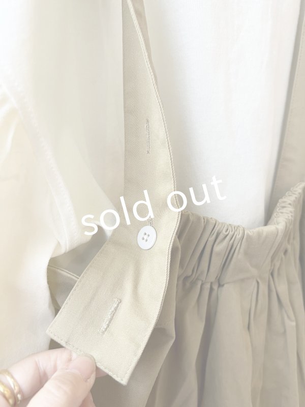 画像8: le ciel de demain／ツイルサロペット・ベージュ (8)