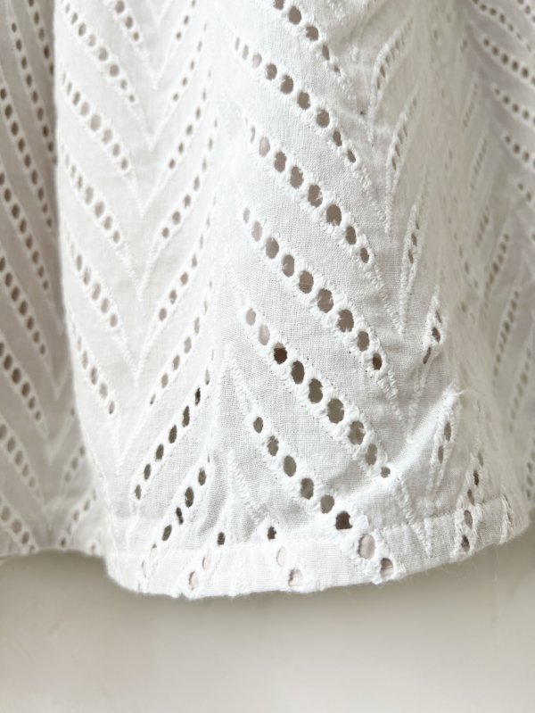 画像4: le ciel a tempsdoux／刺繍レース2wayスカート・オフ (4)