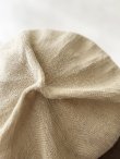 画像3: sleep slope/ベルギーリネンのホイップベレー・ベージュ (3)