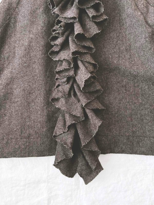 画像8: Reliure／FRILL VEST・moca tweed (8)