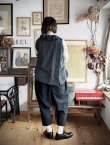画像3: Reliure／FRILL VEST・charcoal tweed (3)